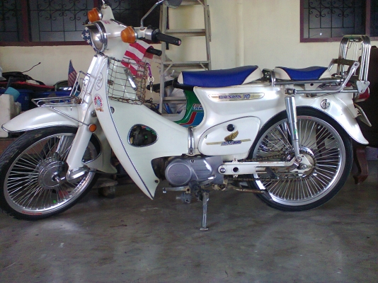 HONDA-C70สีขาวมุกไม่มีเล่มสุดท้ายแล้วครับ