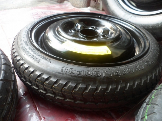 ล้ออะไหล่ญี่ปุ่นบาง14"15"16"17" ใส่4-5รู สีเหลือง,ดำ,ส้ม,แดง"เริ่ม900บ.