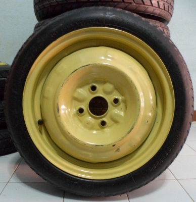 ล้ออะไหล่ญี่ปุ่นบาง14"15"16"17" ใส่4-5รู สีเหลือง,ดำ,ส้ม,แดง"เริ่ม900บ.