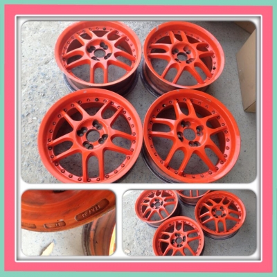 ขายแม็กมือ2 สีส้ม ขอบ17 4รู100/114ราคา 5,900. บาทราคาถูก