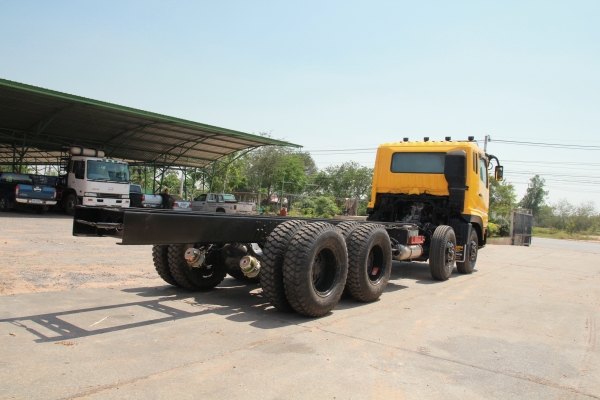 ผลิตใหม่ ตัวรถจริง กำลังเทสและเก็บรายละเอียด เครื่อง 6M70 380 แรงม้า แชชซี FUSO ยาว 7.50 เมตร ยางใหม