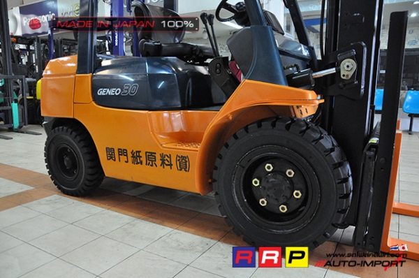 ขายรถโฟล์คลิฟท์มือสอง TOYOTA รุ่น 7FD30-18102 นำเข้าจากประเทศญี่ปุ่น 100\% ไม่เคยใช้งานในไทย ขายรถโฟล์คลิฟท์มือสอง TOYOTA รุ่น 7FD30-18102 นำเข้าจากประเทศญี่ปุ่น 100\% ไม่เคยใช้งานในไทย