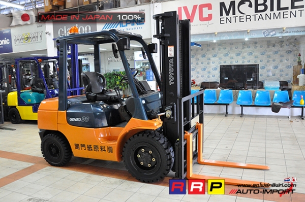 ขายรถโฟล์คลิฟท์มือสอง TOYOTA รุ่น 7FD30-18102 นำเข้าจากประเทศญี่ปุ่น 100\% ไม่เคยใช้งานในไทย ขายรถโฟล์คลิฟท์มือสอง TOYOTA รุ่น 7FD30-18102 นำเข้าจากประเทศญี่ปุ่น 100\% ไม่เคยใช้งานในไทย