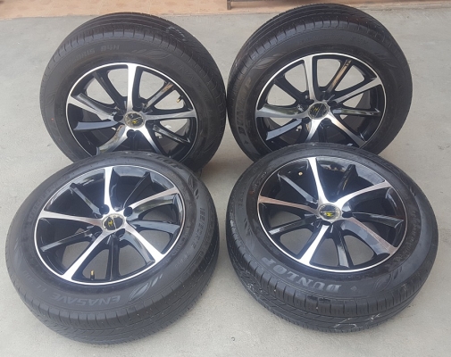 ล้อมือ2 FLEDERMAUS ขอบ15 4รู100 ยางปี16  4 ล้อ