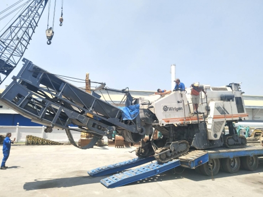 ถึงไทยแล้ว รถกัดผิว Wirthgen 2000DC จากญี่ปุ่น ไฟฟ้าน้อย ใช้งานง่ายๆ 092-929-9942 ธีรเทพ