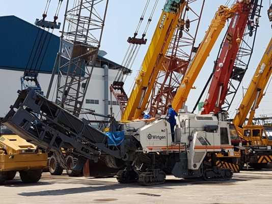 ถึงไทยแล้ว รถกัดผิว Wirthgen 2000DC จากญี่ปุ่น ไฟฟ้าน้อย ใช้งานง่ายๆ 092-929-9942 ธีรเทพ