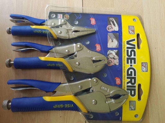 ขายคีมล็อกชุด3ขนาด VISE GIRP MADE IN USA. ใหม่เก่าเก็บ
