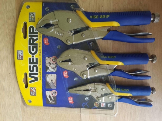ขายคีมล็อกชุด3ขนาด VISE GIRP MADE IN USA. ใหม่เก่าเก็บ ขายคีมล็อกชุด3ขนาด VISE GIRP MADE IN USA. ใหม่เก่าเก็บ
