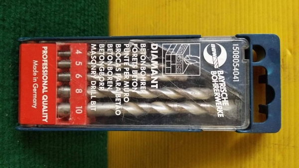 ขายดอกสว่านเจาะปูน MADE IN GERMANY.มือสอง