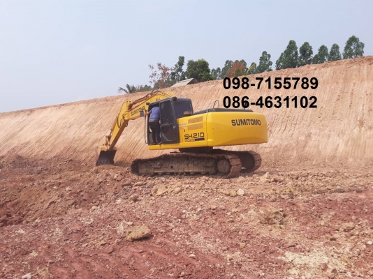 ขาย!! >>> Sumitomo Sh210 รุ่น 5 ไมล์ 5,000 ชั่วโมง พร้อมใช้งาน <<< เบอร์ติดต่อ 098-7155789 086-4631102