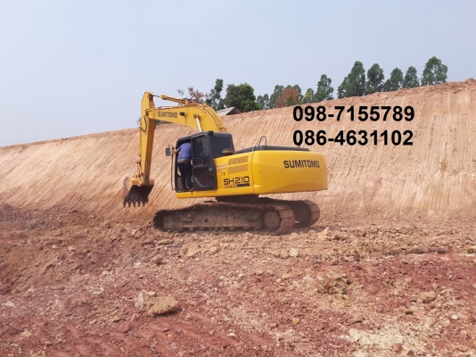 ขาย!! >>> Sumitomo Sh210 รุ่น 5 ไมล์ 5,000 ชั่วโมง พร้อมใช้งาน <<< เบอร์ติดต่อ 098-7155789 086-4631102