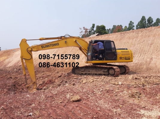 ขาย!! >>> Sumitomo Sh210 รุ่น 5 ไมล์ 5,000 ชั่วโมง พร้อมใช้งาน <<< เบอร์ติดต่อ 098-7155789 086-4631102