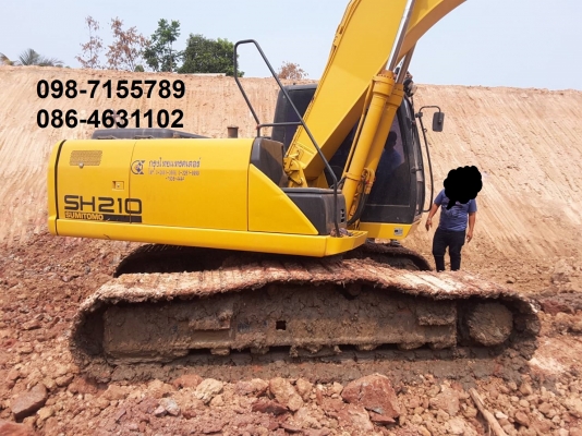 ขาย!! >>> Sumitomo Sh210 รุ่น 5 ไมล์ 5,000 ชั่วโมง พร้อมใช้งาน <<< เบอร์ติดต่อ 098-7155789 086-4631102