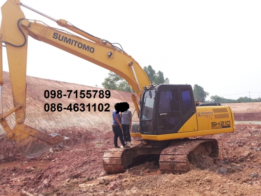 ขาย!! >>> Sumitomo Sh210 รุ่น 5 ไมล์ 5,000 ชั่วโมง พร้อมใช้งาน <<< เบอร์ติดต่อ 098-7155789 086-4631102