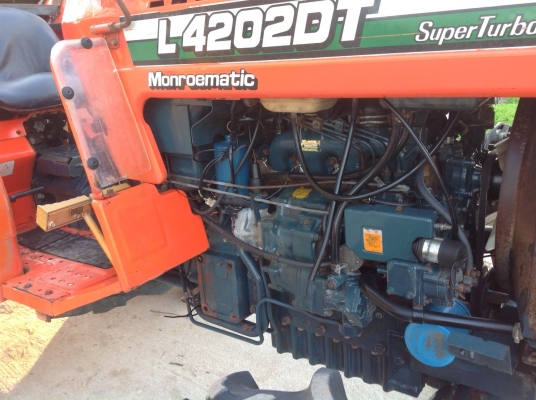 ขาย L4202DT 4WD (TURBO) ยางใหม่4เส้น พร้อมผาน6 เครื่องแน่น