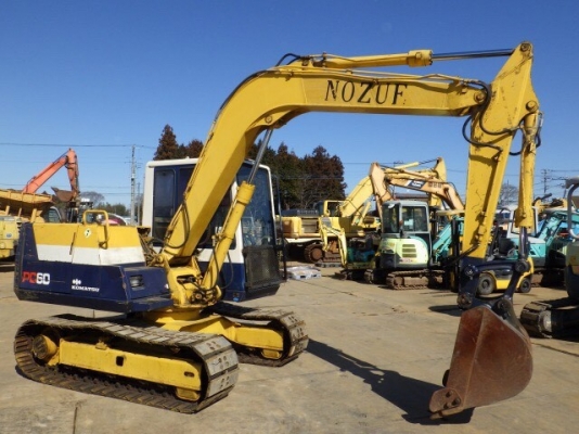 ขายรถแบคโฮ PC60-6Z นำเข้าจากญี่ปุ่นยังไม่ผ่านการใช้งานในไทยค่ะ