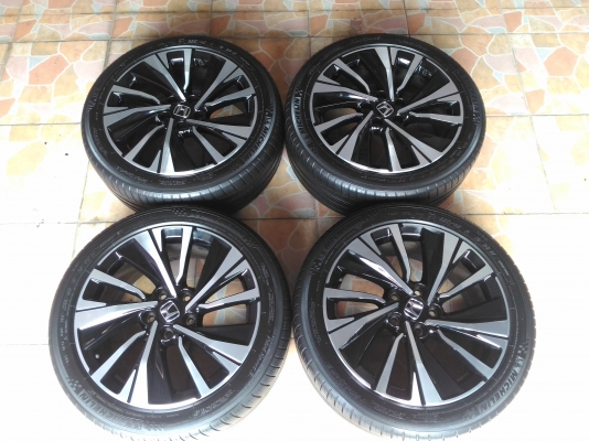 ล้อแม็ก Honda Accord G9 ขอบ 18 พร้อมยาง Michelin PS3 235 45 18 ผลิตปี 2016 ล้อแม็ก Honda Accord G9 ขอบ 18 พร้อมยาง Michelin PS3 235 45 18 ผลิตปี 2016