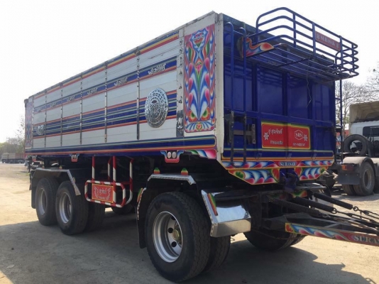 Isuzu 360 แรง ปี 55 แม่ลูกดัมพ์มิเนียมอู่สหะกิจ ลูกสามเพลาแท้ พร้อมใช้งานค่ะ