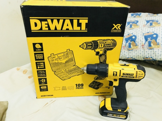 สว่านกระแทกไร้สายDewalt 18v ของแท้