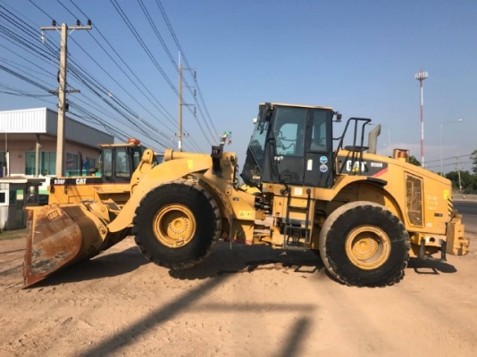 ขายรถตักล้อยาง CAT 950H ปี 2013 รถนอกนำเข้าเองจากญี่ปุ่น สภาพสวยพร้อมใช้งาน มีVDOการทำงานครับ