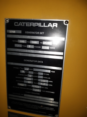 เครื่องกำเนิดไฟฟ้าcat 200 kva 450,000 บาท เครื่องกำเนิดไฟฟ้าcat 200 kva 450,000 บาท