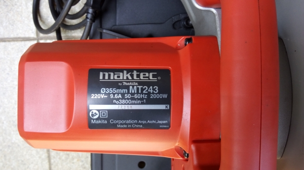 ตัดไฟเบอร์14&quot; Maktec MT-243