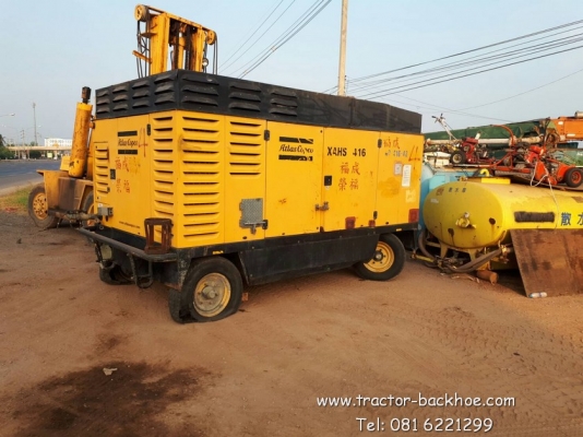 ขาย เครื่องปั้มลม ขนาดใหญ่ ATLAS COPCO XAHS 416 ลมแรงมาก 18-24 บาร์ เครื่อง BENZ 6 สูบ ตรวจเช็คให้พร