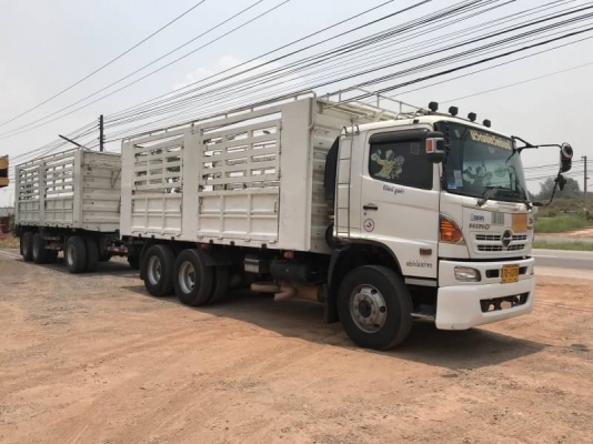 2,350,000฿HINO.344แรงซีลี่500 ปี56 แม่ลูกไม่ดั้มกะบะอู่สามมิตรมอเตอร์ รถสวยๆพร้อมใช้