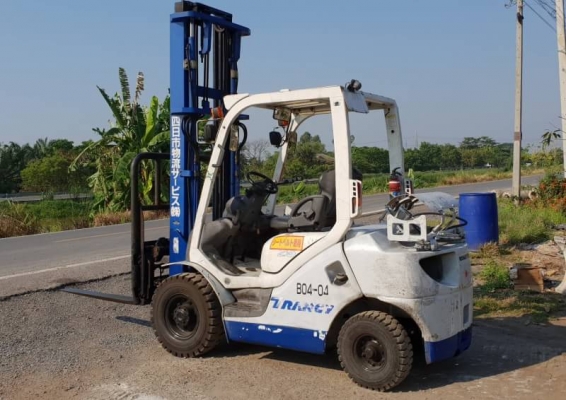 ขายด่วนรถยกKOMATSU FG25-16 ยกได้2.5ตันยกสูง4.5เมตรเกียออโต้รถนอกเพิ่งนำเข้ามายังไม่เคยใช้งานในเมืองไทยเลย=รุ่นใหม่ขายถูกๆๆเครื่องเบนซินติดแก็สมาแล้วจากนอกใช้ได้2ระบบงาสไลย์ซ้ายขวาและเลื่อนแผ่งงาได้