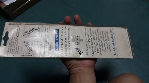 ขายคีมล็อกปากโค้ง TAPARIA MADE IN INDIA.ใหม่เก่าเก็บ