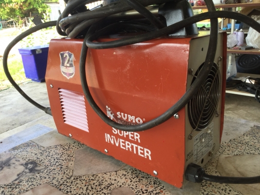 ขายตู้เชื่อมอินเวอเตอร์มือ2 ยี่ห้อ SUMO รุ่น STICK-200 พร้อมสายเชื่อม สภาพสวย ยังไม่เคยซ่อม ใช้งานได้ปกติ ไฟเชื่อมแรง เชื่อมงานหนักได้ไม่มีตัด