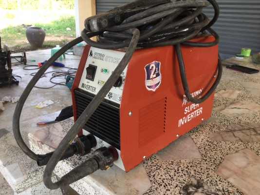 ขายตู้เชื่อมอินเวอเตอร์มือ2 ยี่ห้อ SUMO รุ่น STICK-200 พร้อมสายเชื่อม สภาพสวย ยังไม่เคยซ่อม ใช้งานได้ปกติ ไฟเชื่อมแรง เชื่อมงานหนักได้ไม่มีตัด