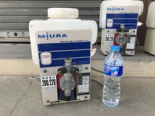 ขายปั้มเคมี Iwaki 220V ไฟบ้าน made in Japan มีชุดถังเก็บน้ำยา อุปกรณ์ครบ สภาพสวยถอดจากโรงงาน พร้อมใช้งาน มี 5ชุดครับ