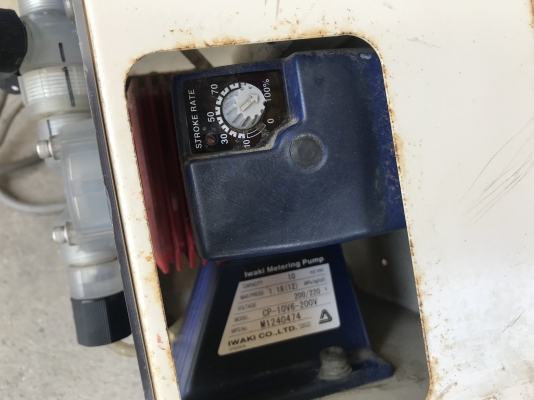 ขายปั้มเคมี Iwaki 220V ไฟบ้าน made in Japan มีชุดถังเก็บน้ำยา อุปกรณ์ครบ สภาพสวยถอดจากโรงงาน พร้อมใช้งาน มี 5ชุดครับ