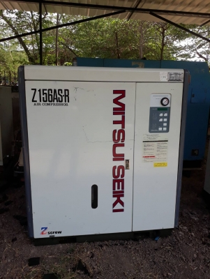 ปั๊มลมแบบสกรู MITSUISEIKI 20Hp เก่าญี่ปุ่น พร้อมใช้งาน