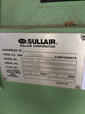 Sell Screw Air Compressor  SULLAIR 2200 " 30 HP"