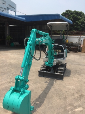 รถขุดเล็ก Kobelco SK015 มือสอง นำเข้าจากญี่ปุ่น ทำสีใหม่ พร้อมใช้งาน