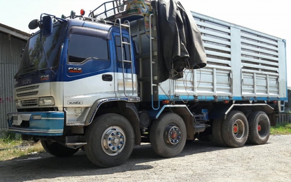 12 ล้อ ISUZU FXZ320  ปี49  กระบะเหล็ก - ดั้ม อู่ เอส ที บรรทุกได้ 17,500 กก. ยางสวย พร้อมใช้