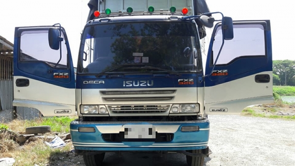 12 ล้อ ISUZU FXZ320  ปี49  กระบะเหล็ก - ดั้ม อู่ เอส ที บรรทุกได้ 17,500 กก. ยางสวย พร้อมใช้