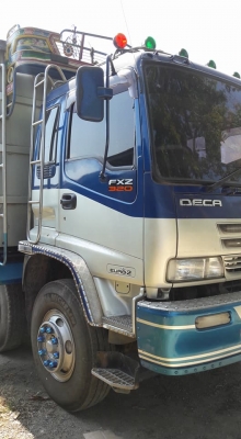 12 ล้อ ISUZU FXZ320  ปี49  กระบะเหล็ก - ดั้ม อู่ เอส ที บรรทุกได้ 17,500 กก. ยางสวย พร้อมใช้