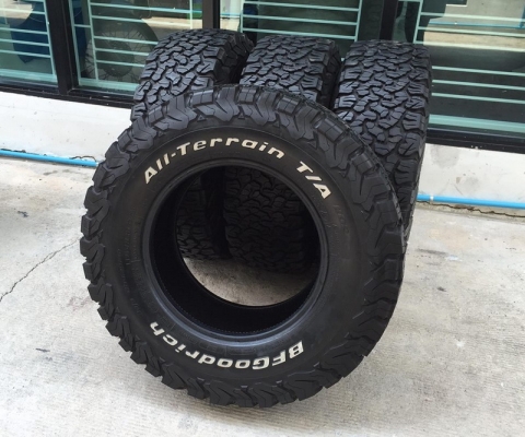 ขายยาง BF ko2 All-Terrain 265/70/16 USA. ดอกเต็มเหมือนยางใหม่ 4เส้น