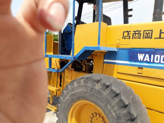 รถตักล้อยาง KOMATSU WA100 สภาพพร้อมใช้ ราคา 730,000 ต่อรอง รถตักล้อยาง KOMATSU WA100 สภาพพร้อมใช้ ราคา 730,000 ต่อรอง