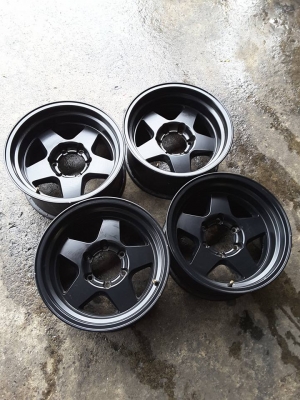 Lenso VS2 ลายแบรดเลย์ 6/139 ขอบ 16*8 et-25 สวยๆ 1ชุด