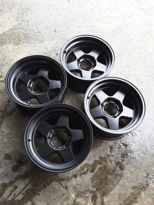 Lenso VS2 ลายแบรดเลย์ 6/139 ขอบ 16*8 et-25 สวยๆ 1ชุด