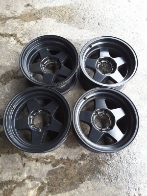 Lenso VS2 ลายแบรดเลย์ 6/139 ขอบ 16*8 et-25 สวยๆ 1ชุด