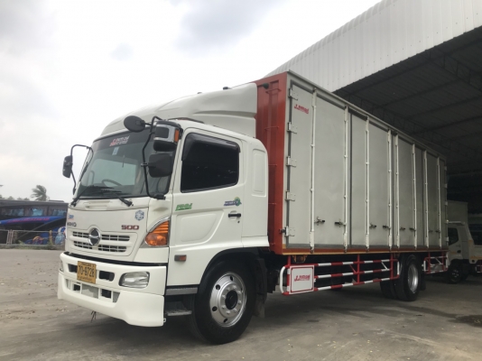 ขาย 6 ล้อ ???? HINO.MAGA. FG8JRLA Euro. 3. เครื่องคอมมอลเรล 212 เเรง ตู้ 10 บานเปิดได้รอบไม่มีเสากลา