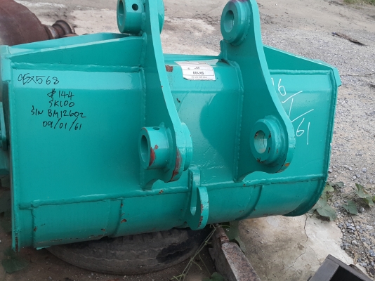 บุ้งกี๋รถแบคโฮ KOBELCO ใส่SK100, SK120 ของใหม่พึ่งนำเข้าจากนอก
