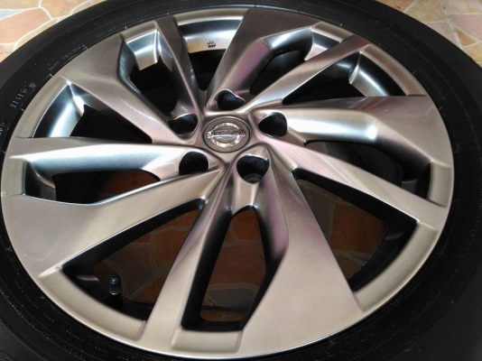 ล้อแม็ก Nissan X-Trail ขอบ 18 พร้อมยาง Dunlop Grandtrek ST30 225 60 18 ผลิตปี 2015 ยางสวย ดอกหนาๆ ล้อสภาพดี เดิมๆ ของหายาก ขายถูก ทั้งชุด 19,900.- *** เทิร์นได้ ใส่ฟรีค่ะ *** จัดส่งได้ทั่วประเทศค่ะ ล้อแม็ก Nissan X-Trail ขอบ 18 พร้อมยาง Dunlop Grandtrek ST30 225 60 18 ผลิตปี 2015 ยางสวย ดอกหนาๆ ล้อสภาพดี เดิมๆ ของหายาก ขายถูก ทั้งชุด 19,900.- *** เทิร์นได้ ใส่ฟรีค่ะ *** จัดส่งได้ทั่วประเทศค่ะ