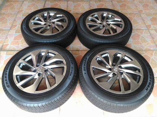 ล้อแม็ก Nissan X-Trail ขอบ 18 พร้อมยาง Dunlop Grandtrek ST30 225 60 18 ผลิตปี 2015 ยางสวย ดอกหนาๆ ล้อสภาพดี เดิมๆ ของหายาก ขายถูก ทั้งชุด 19,900.- *** เทิร์นได้ ใส่ฟรีค่ะ *** จัดส่งได้ทั่วประเทศค่ะ ล้อแม็ก Nissan X-Trail ขอบ 18 พร้อมยาง Dunlop Grandtrek ST30 225 60 18 ผลิตปี 2015 ยางสวย ดอกหนาๆ ล้อสภาพดี เดิมๆ ของหายาก ขายถูก ทั้งชุด 19,900.- *** เทิร์นได้ ใส่ฟรีค่ะ *** จัดส่งได้ทั่วประเทศค่ะ