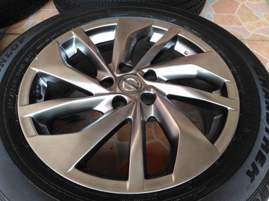 ล้อแม็ก Nissan X-Trail ขอบ 18 พร้อมยาง Dunlop Grandtrek ST30 225 60 18 ผลิตปี 2015 ยางสวย ดอกหนาๆ ล้อสภาพดี เดิมๆ ของหายาก ขายถูก ทั้งชุด 19,900.- *** เทิร์นได้ ใส่ฟรีค่ะ *** จัดส่งได้ทั่วประเทศค่ะ ล้อแม็ก Nissan X-Trail ขอบ 18 พร้อมยาง Dunlop Grandtrek ST30 225 60 18 ผลิตปี 2015 ยางสวย ดอกหนาๆ ล้อสภาพดี เดิมๆ ของหายาก ขายถูก ทั้งชุด 19,900.- *** เทิร์นได้ ใส่ฟรีค่ะ *** จัดส่งได้ทั่วประเทศค่ะ